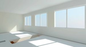 Esempio di progettazione ufficio con render